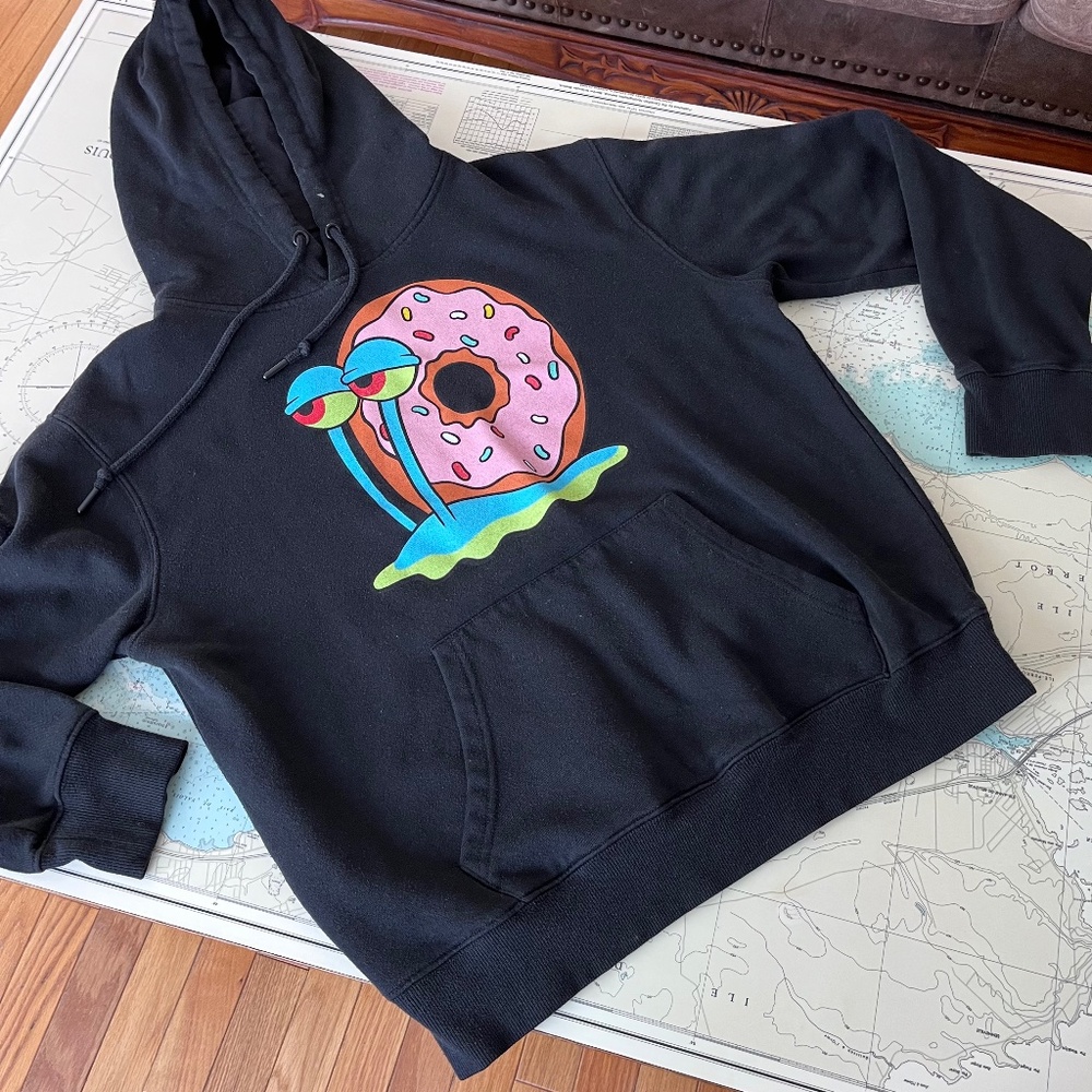 Black Donut Gary Graphic Hoodie